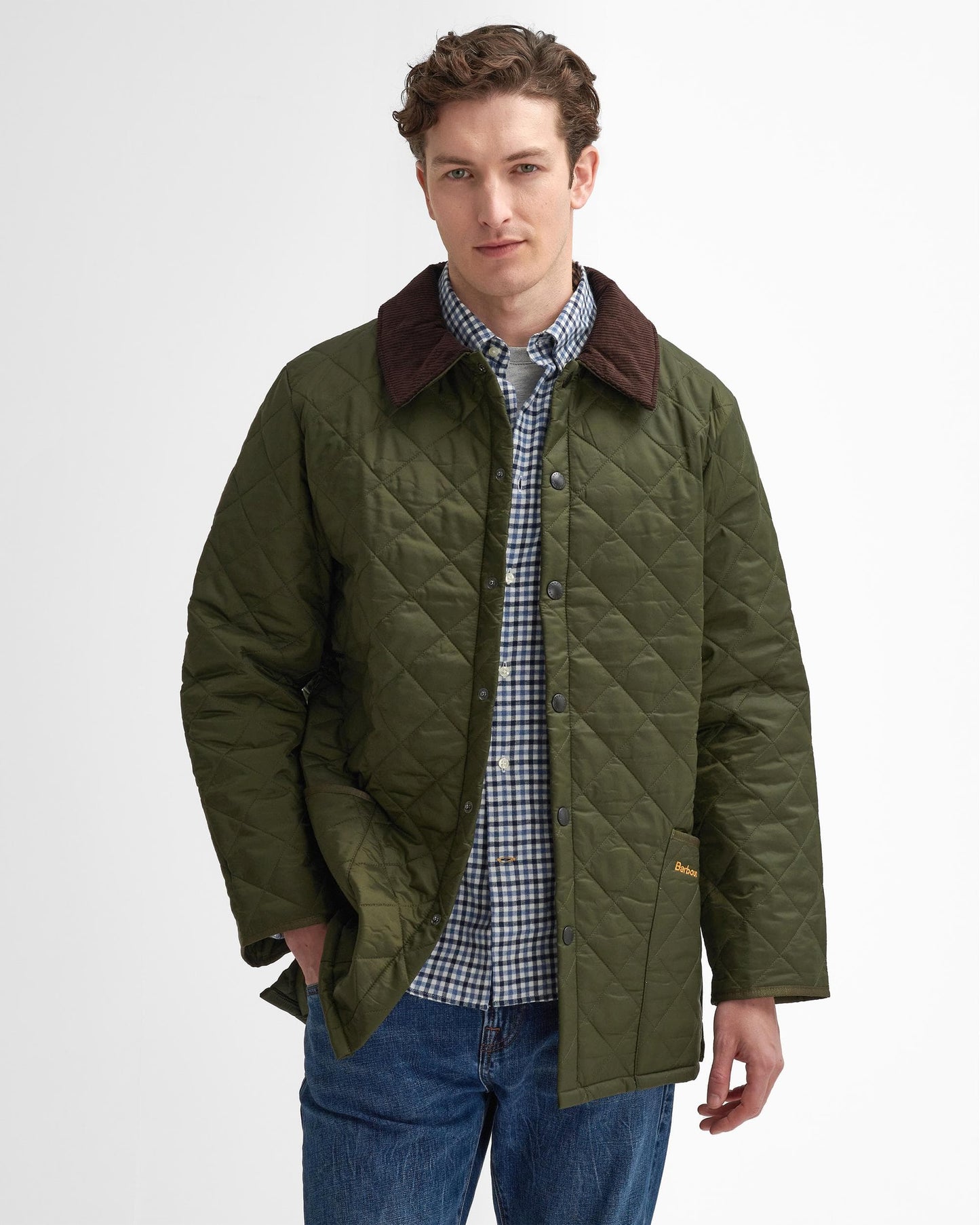 Barbour Liddesdale Mens Quilted Jacket - Olive