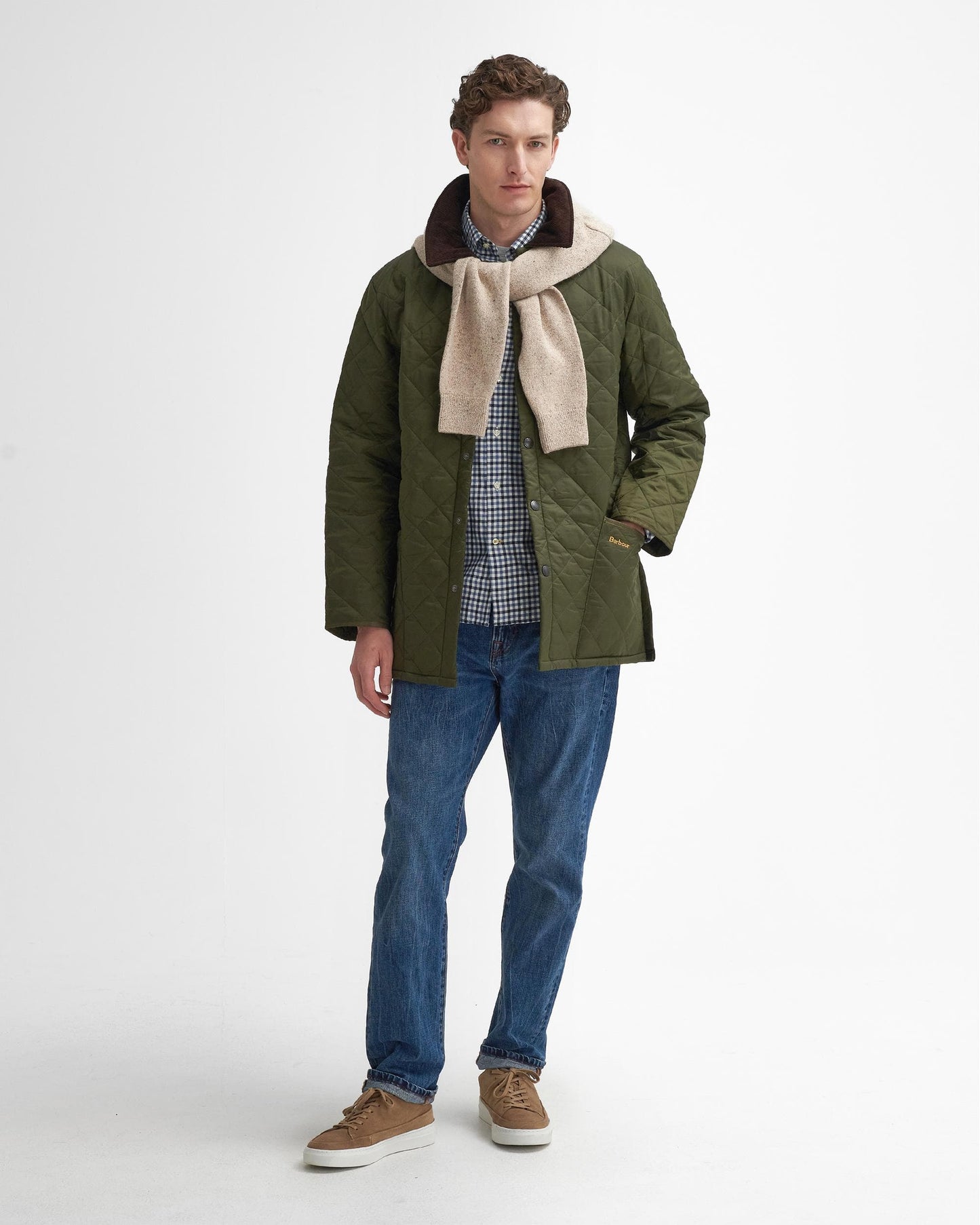 Barbour Liddesdale Mens Quilted Jacket - Olive