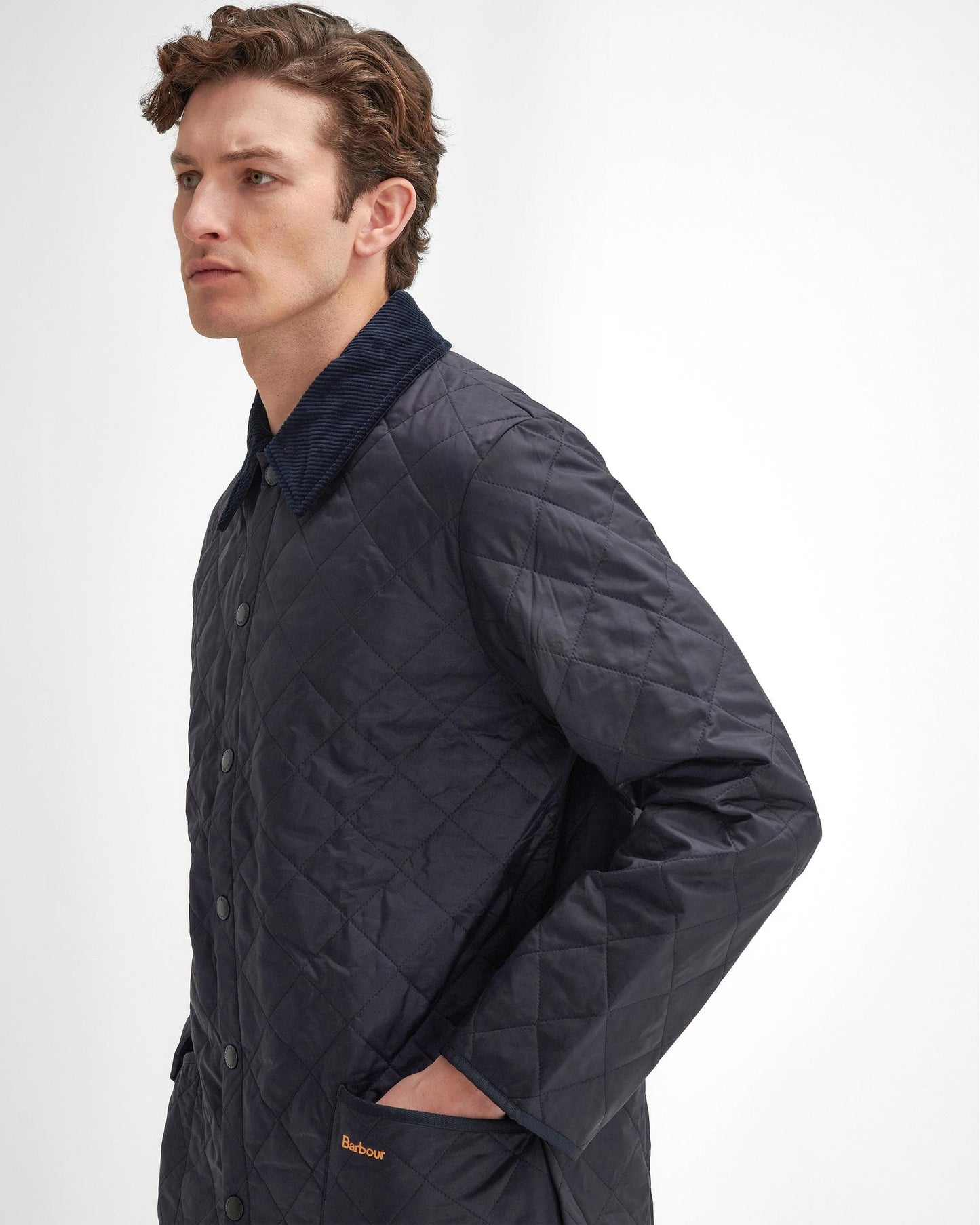 Barbour Liddesdale Mens Quilted Jacket - Navy
