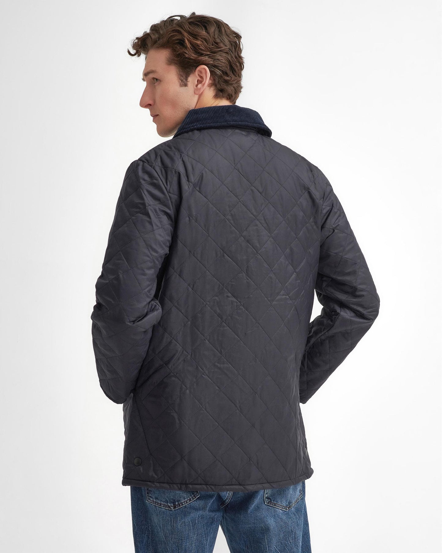 Barbour Liddesdale Mens Quilted Jacket - Navy