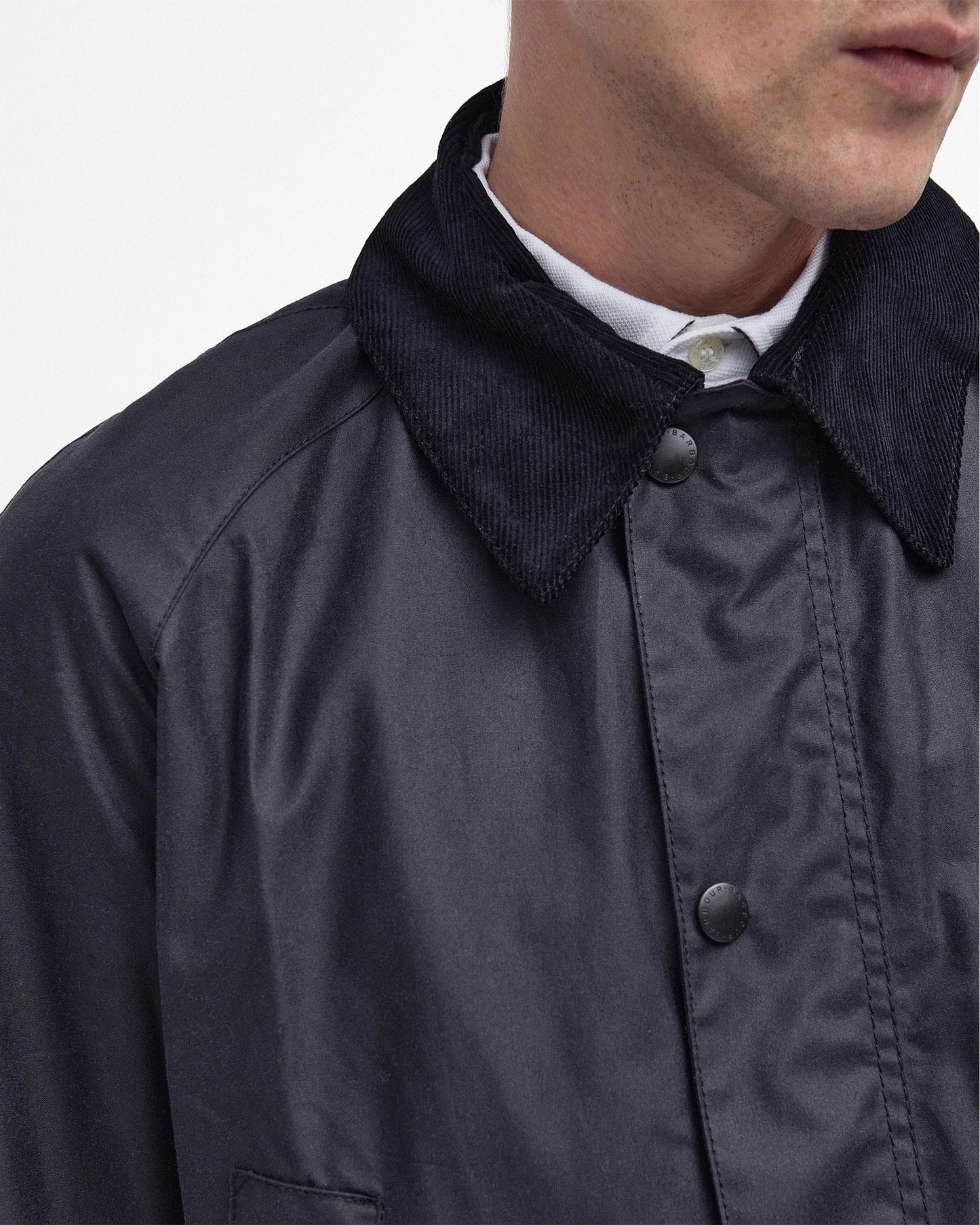 Barbour Ashby Mens Wax Jacket - Navy