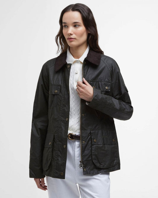 Barbour Arlo Util Womens Wax Archive Jacket