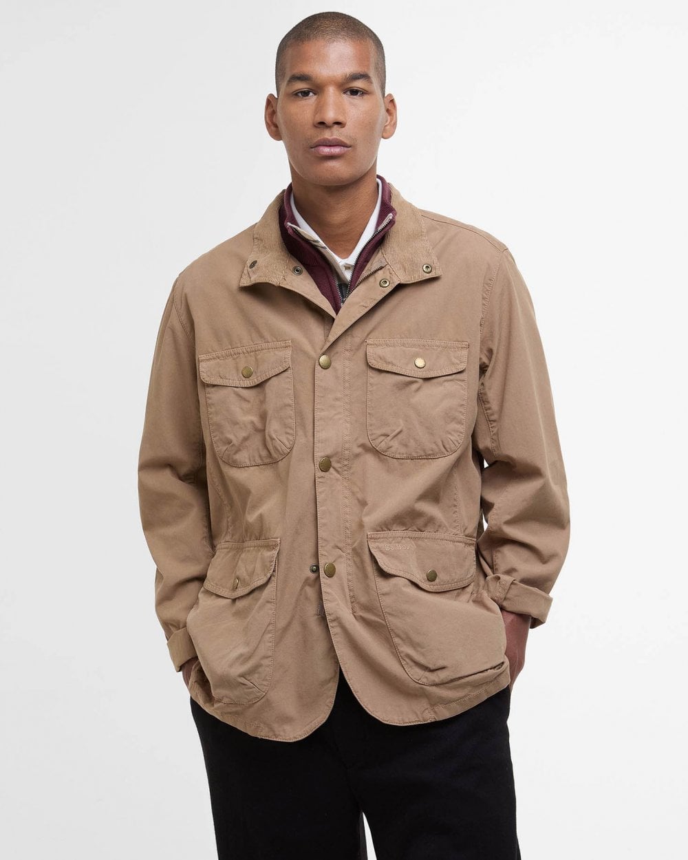 Barbour Ogston Mens Casual Jacket - Stone
