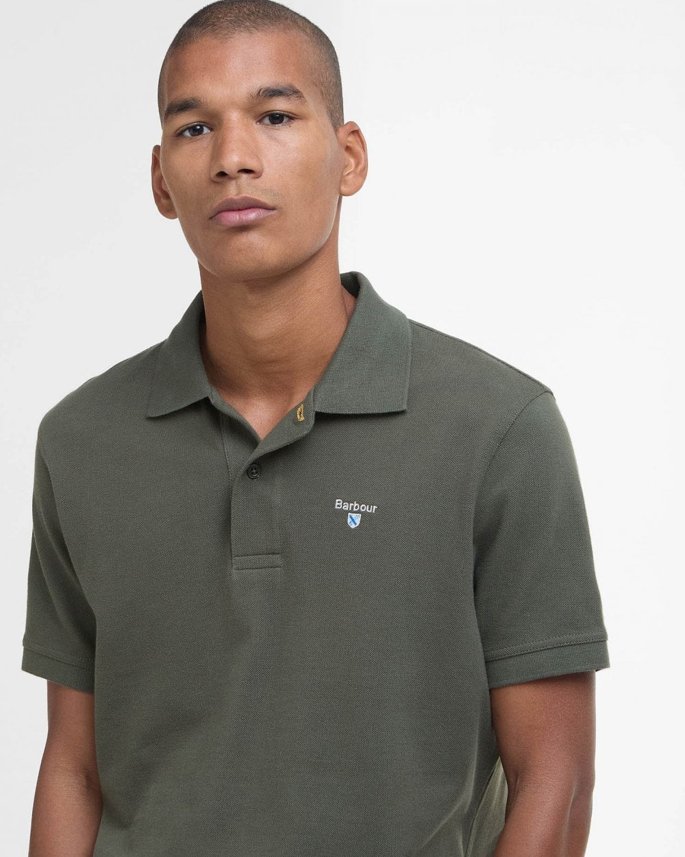 Barbour Mens Sports Polo Shirt - Uniform Green
