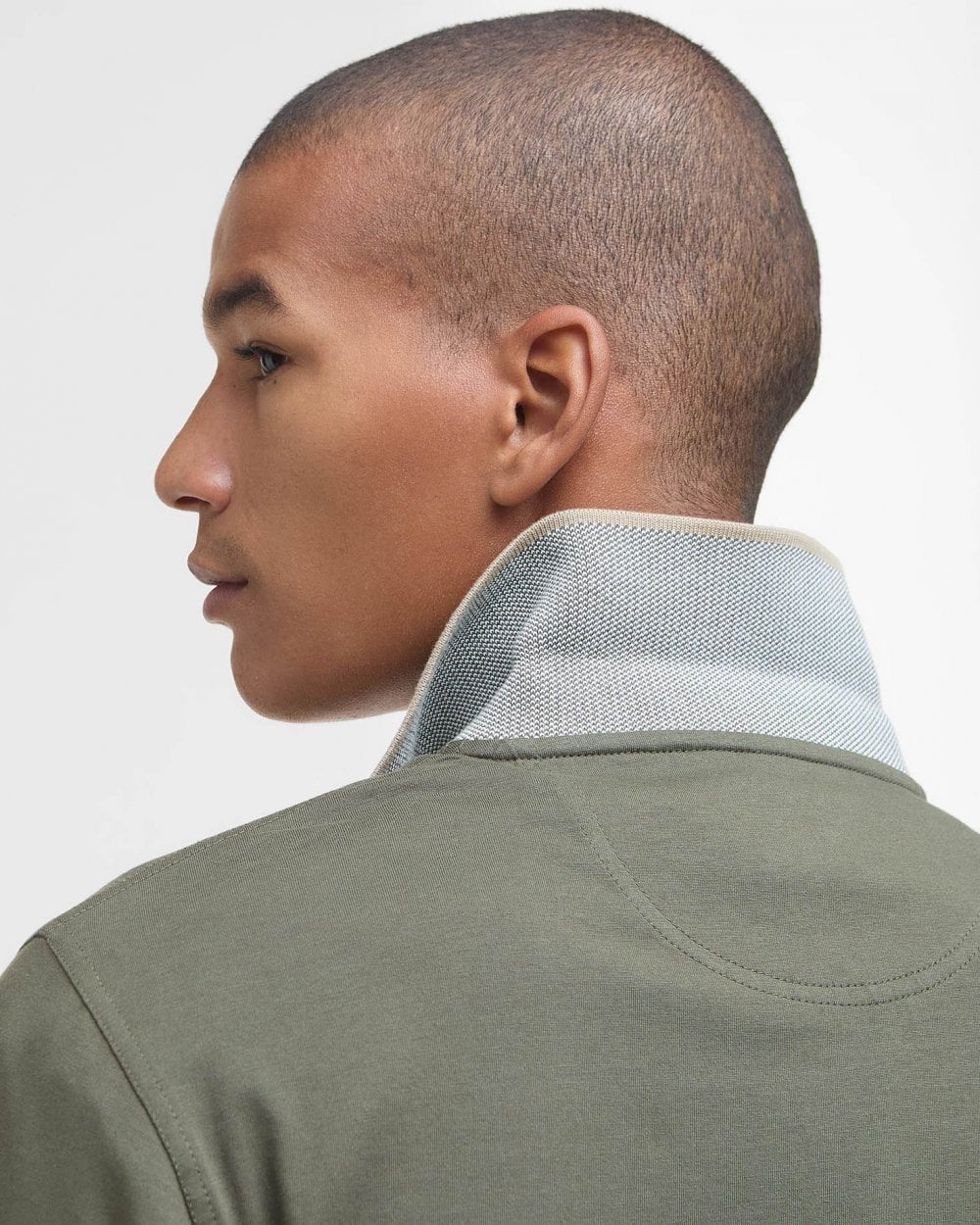 Barbour Cornsay Mens Tailored Polo - Uniform Green