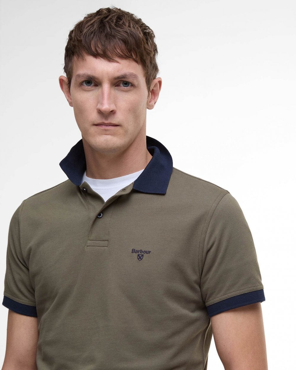 Barbour Lynmouth Mens Polo Shirt - Uniform Green