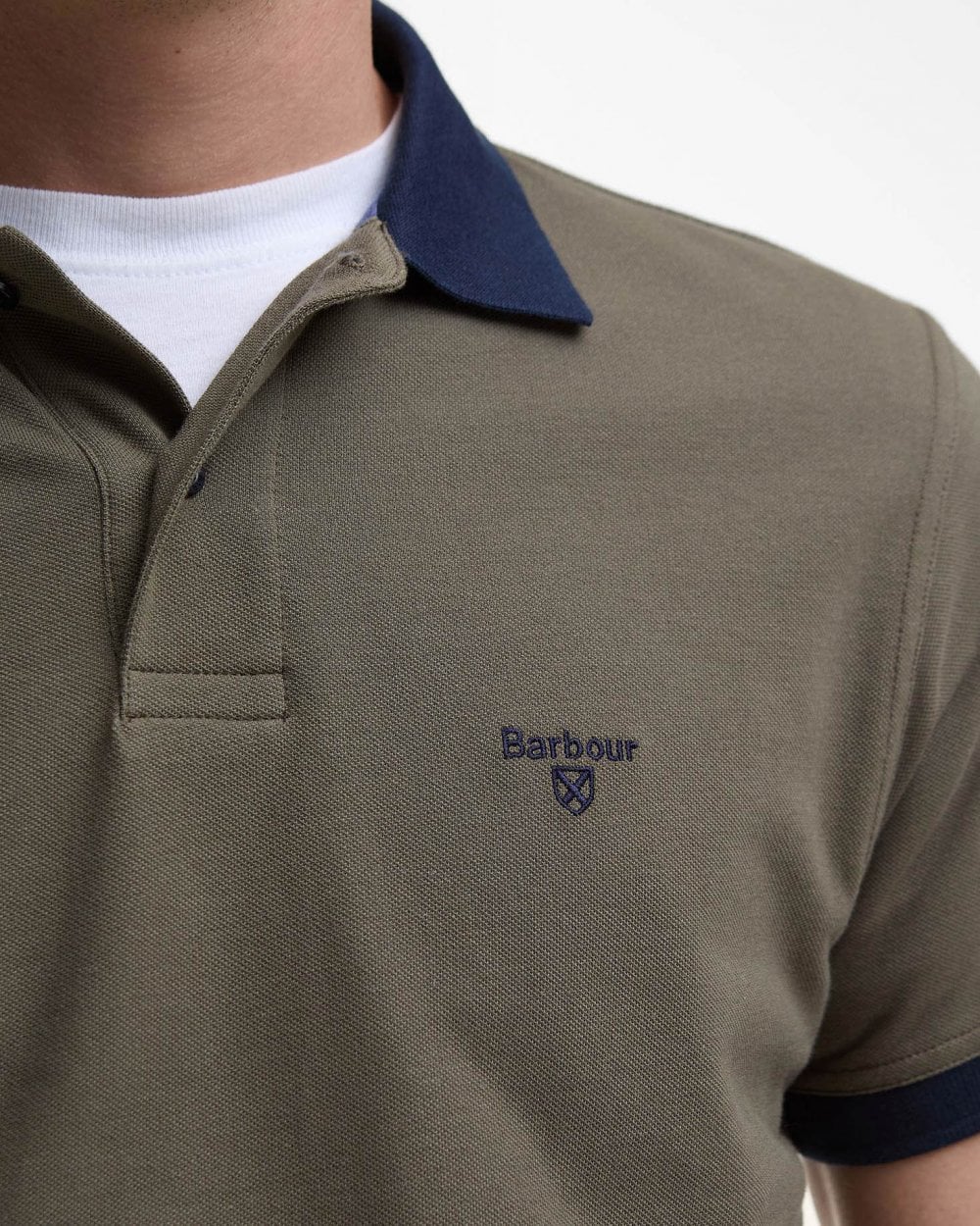 Barbour Lynmouth Mens Polo Shirt - Uniform Green