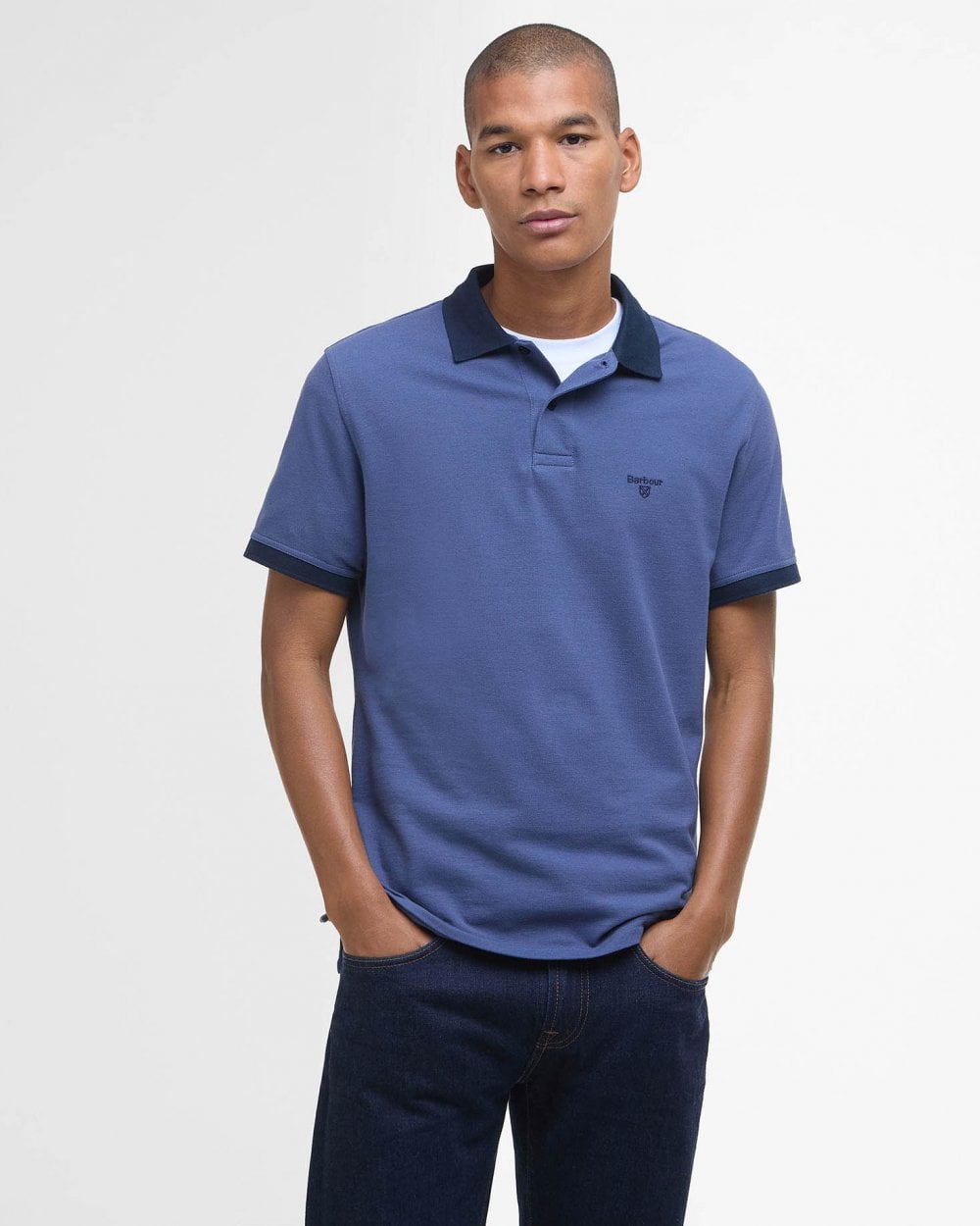 Barbour Lynmouth Mens Polo Shirt - Oceana