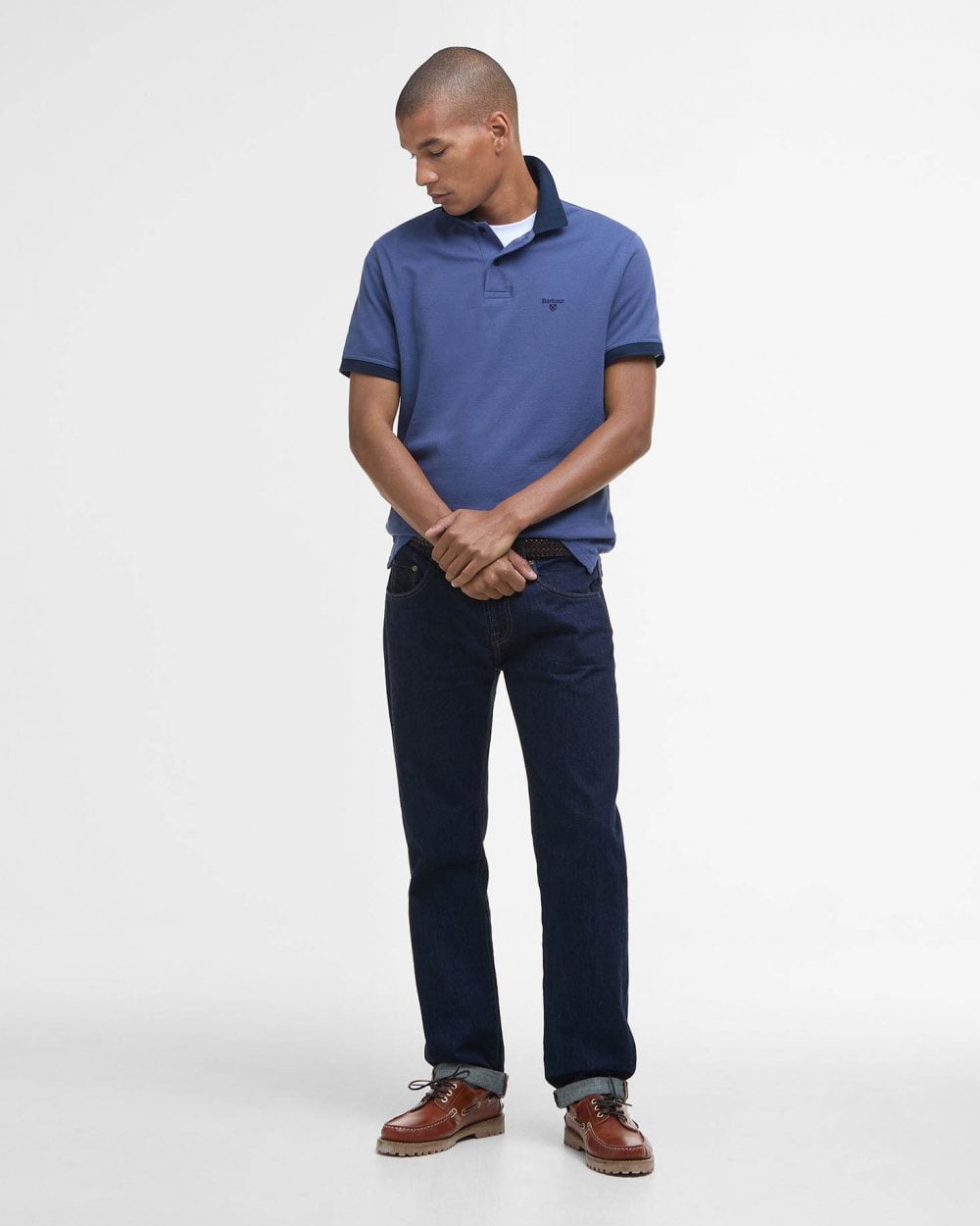 Barbour Lynmouth Mens Polo Shirt - Oceana