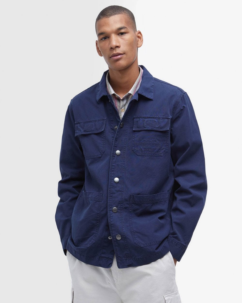 Barbour Barbour Grindle Cargo Mens Relaxed Overshirt