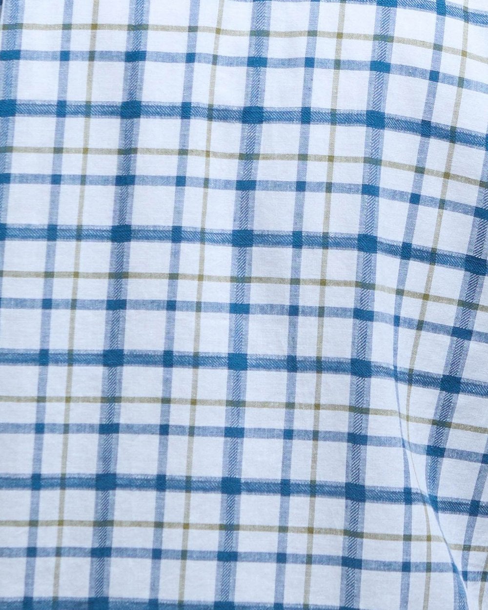 Barbour Barbour Glover Mens Short Sleeve Linen Blend Check Shirt