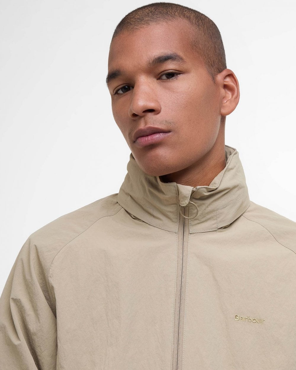 Barbour Keld Mens Showerproof Jacket - Washed Stone