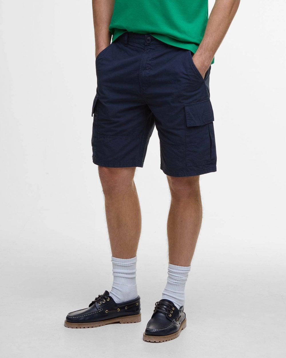 Barbour Mens Ripstop Shorts - Navy