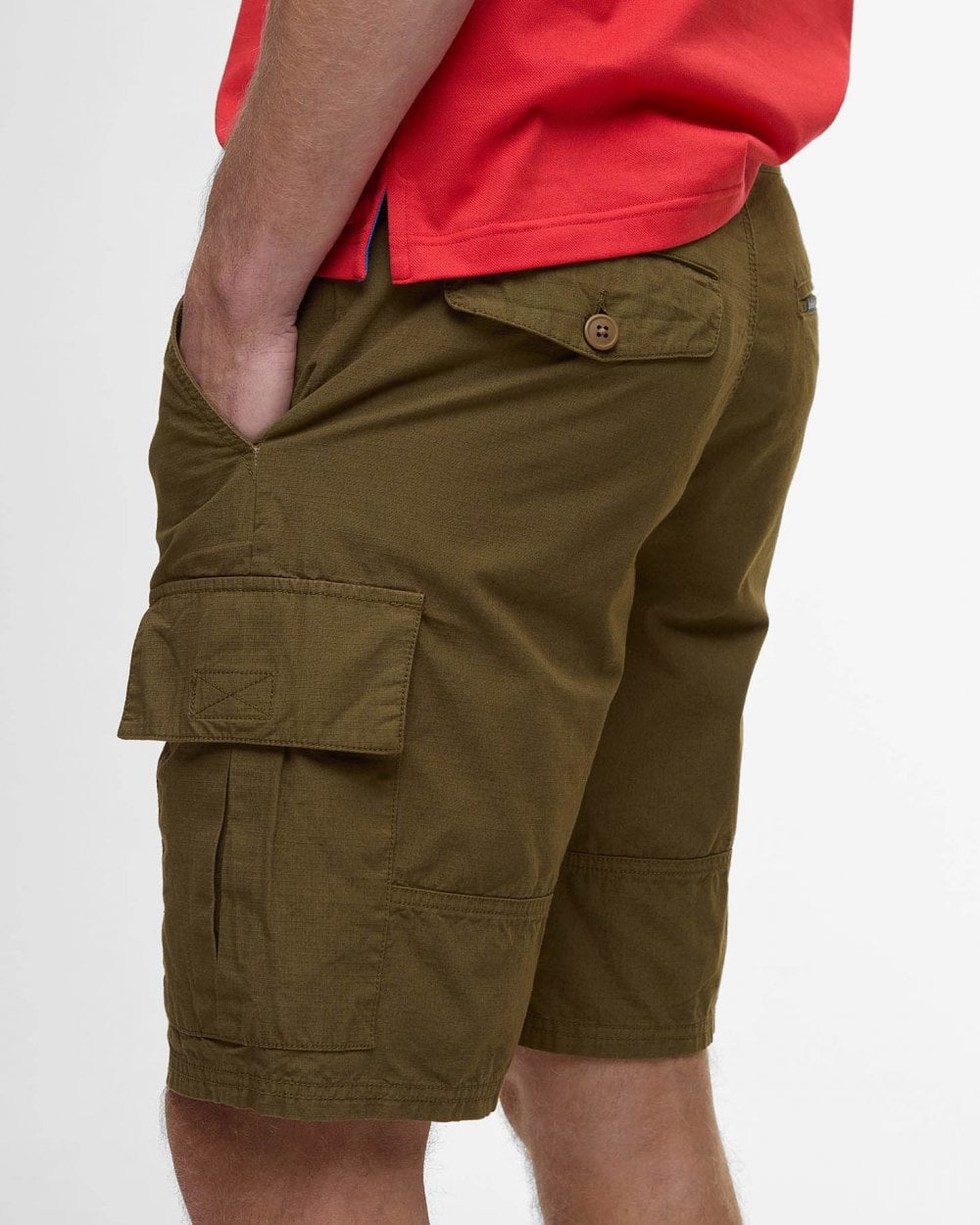 Barbour Mens Ripstop Shorts - Light Sage