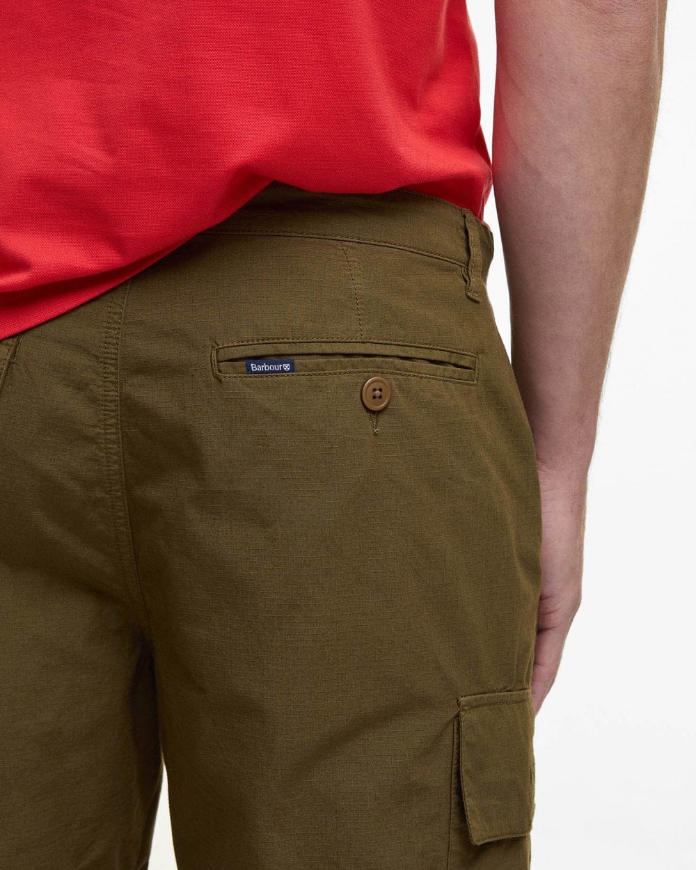 Barbour Mens Ripstop Shorts - Light Sage