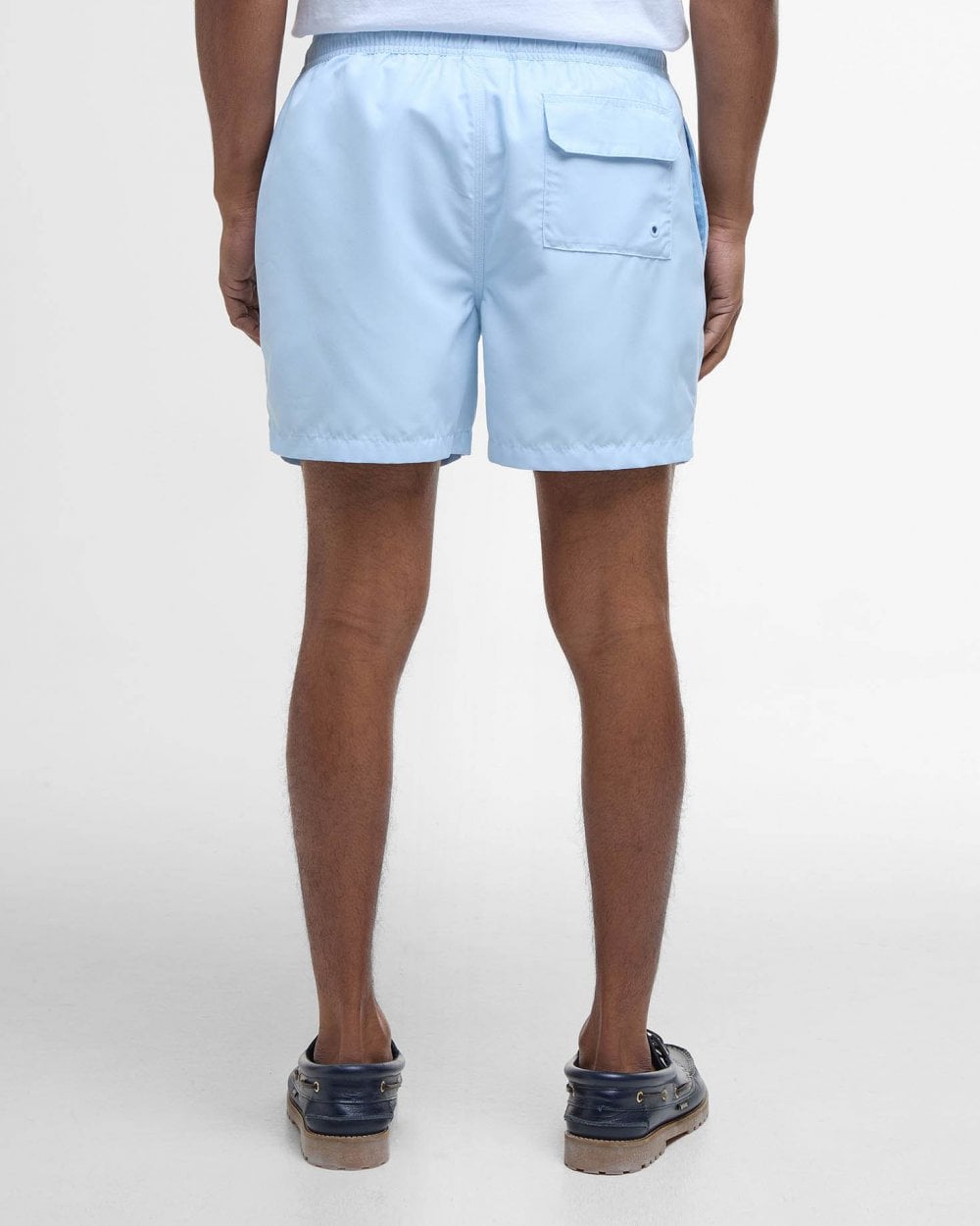 Barbour Staple Logo Mens 5 Swim Shorts - Ocean Sky