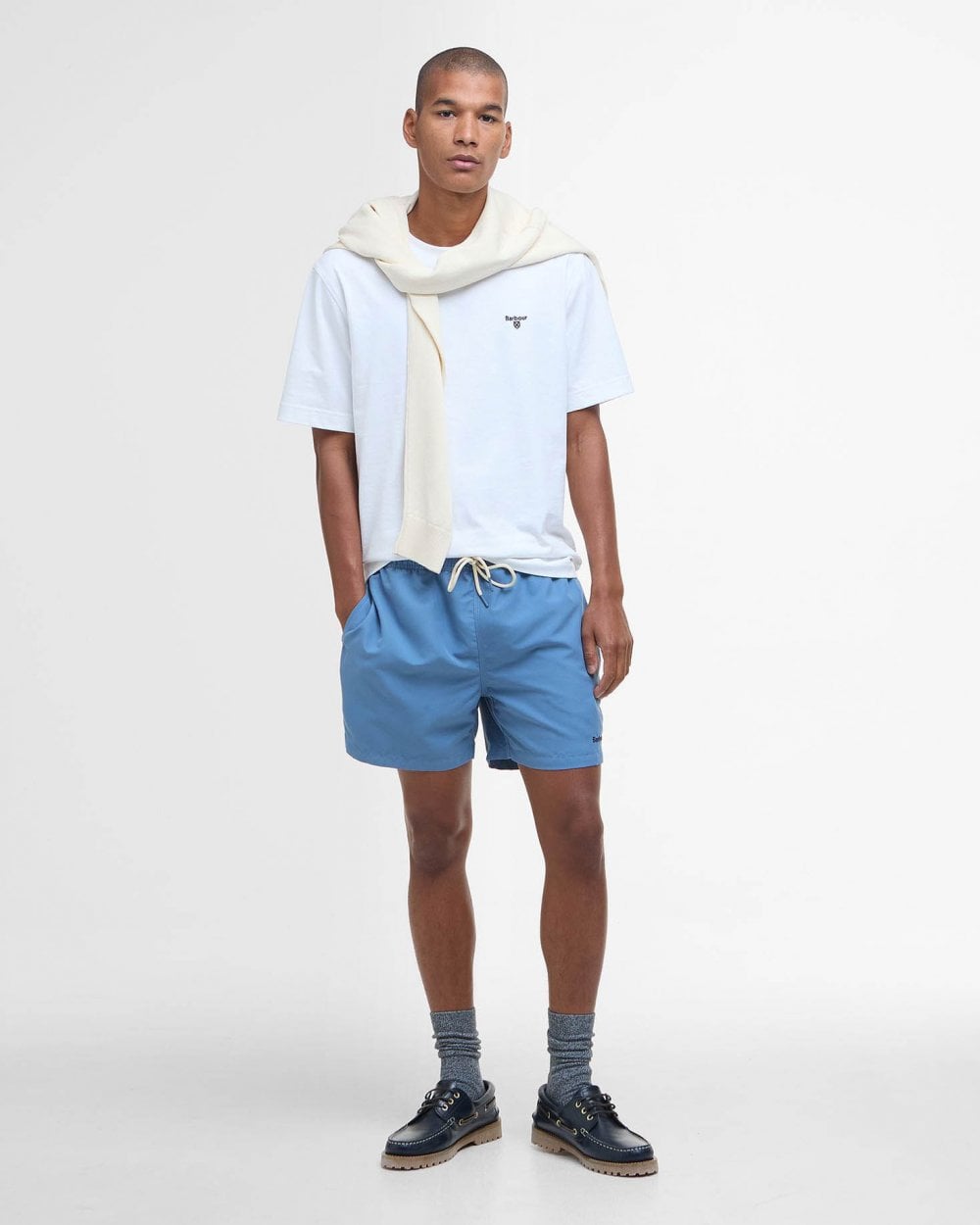 Barbour Staple Mens Swim Shorts - Force Blue