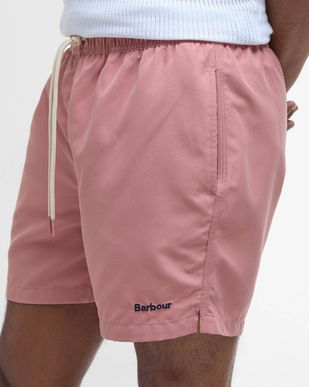 Barbour Staple Mens Swim Shorts - Pink Clay
