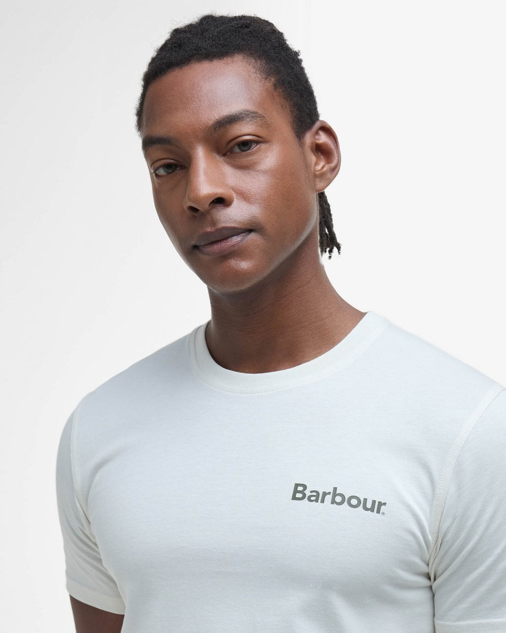 Barbour Camber Graph Mens T-Shirt - Antique White