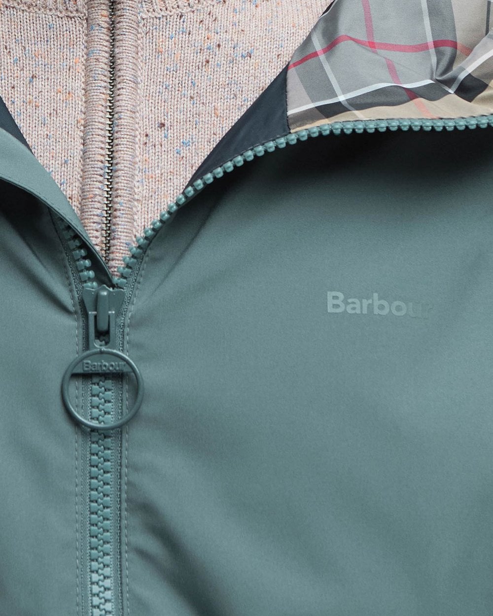 Barbour Hooded Domus Mens Waterproof Jacket - Vintage Teal/Dress
