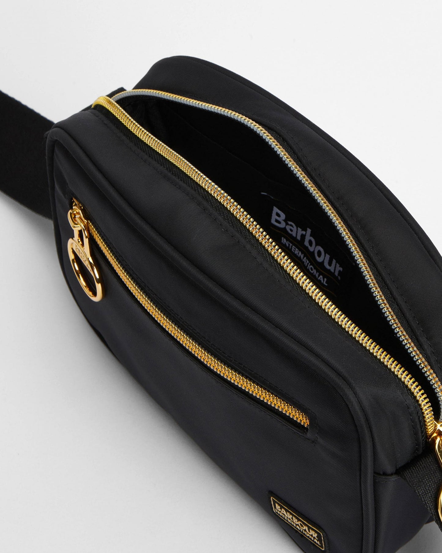 Barbour International Qualify Womens Micro Crossbody Bag - Black