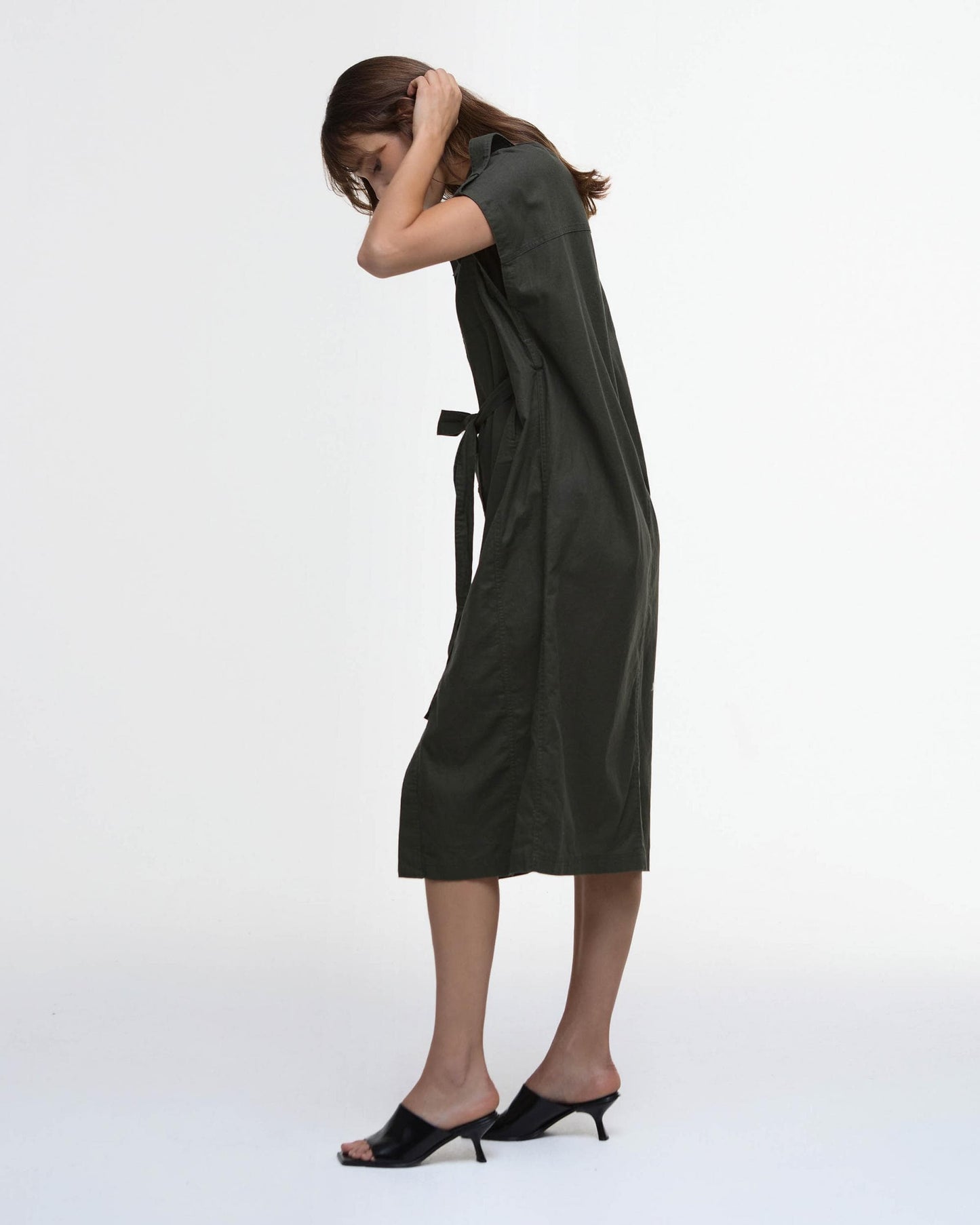 Barbour International Harlow Womens Midi Dress - Envy