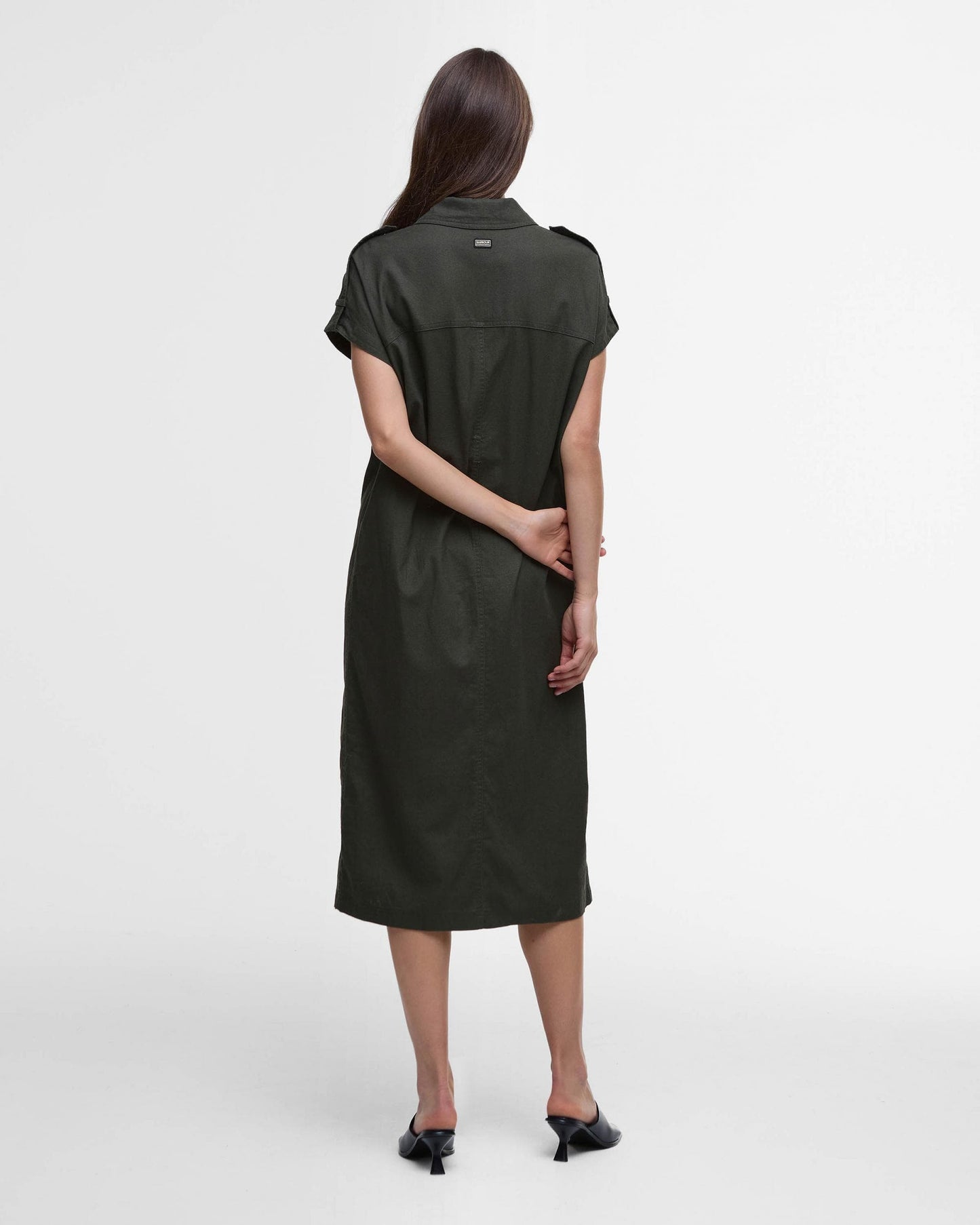 Barbour International Harlow Womens Midi Dress - Envy