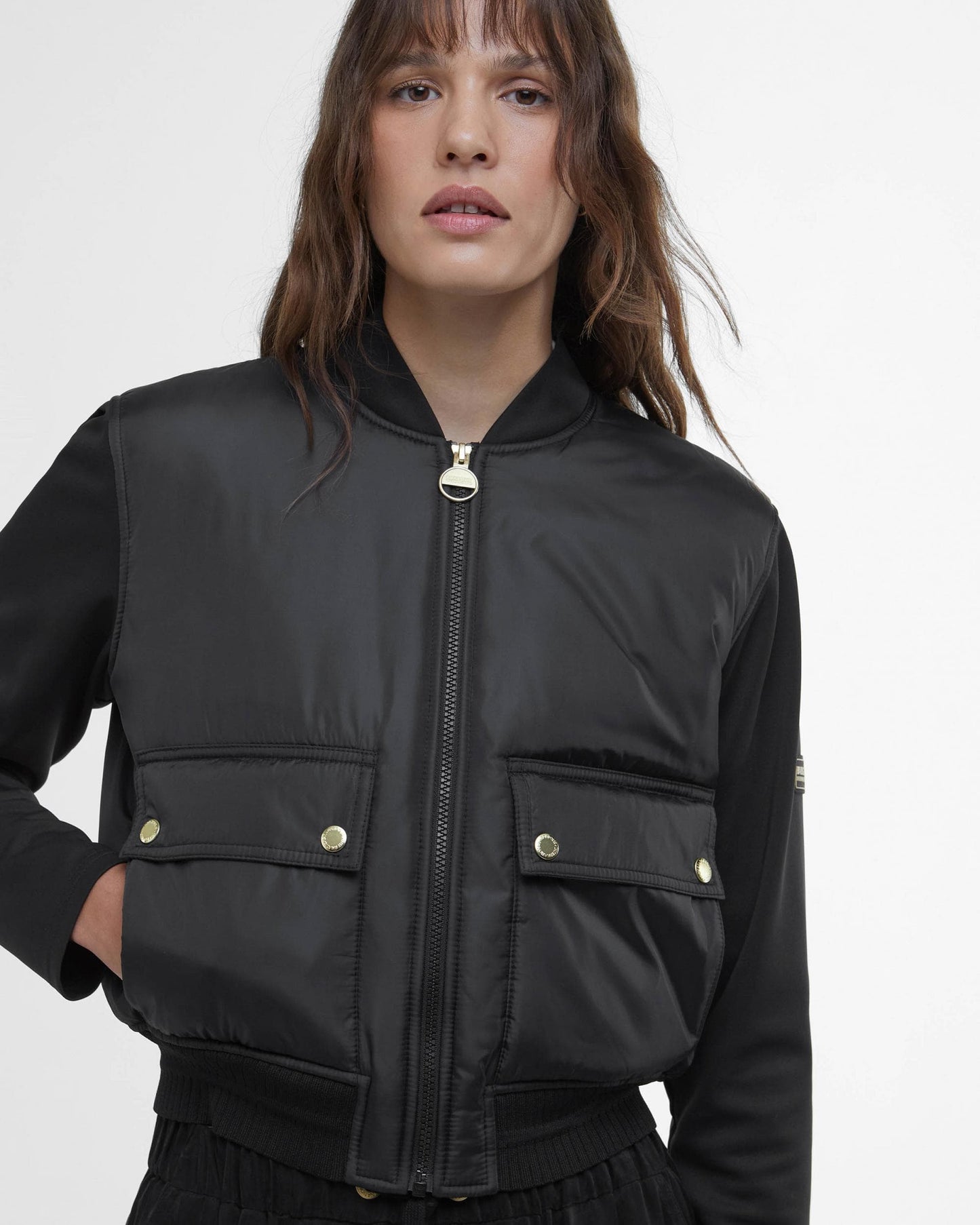 Barbour International Emerson Womens Quilted Sweatshirt