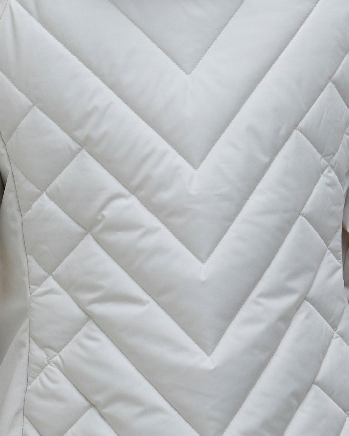 Barbour International Dakota Womens Quilted Sweatshirt - Silver Birch