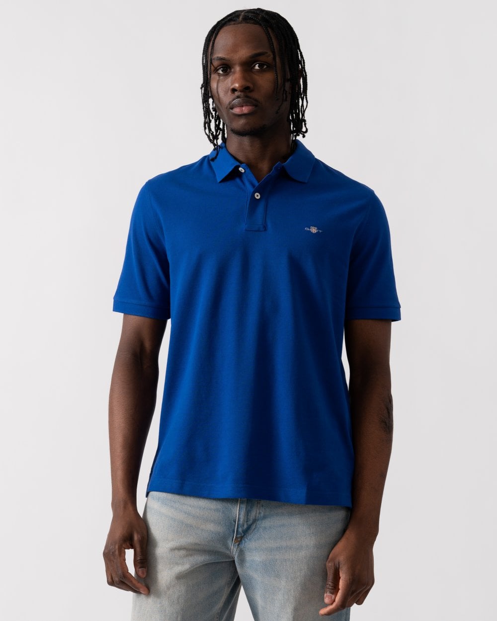 GANT Mens Regular Fit Embroidered Archive Shield Polo