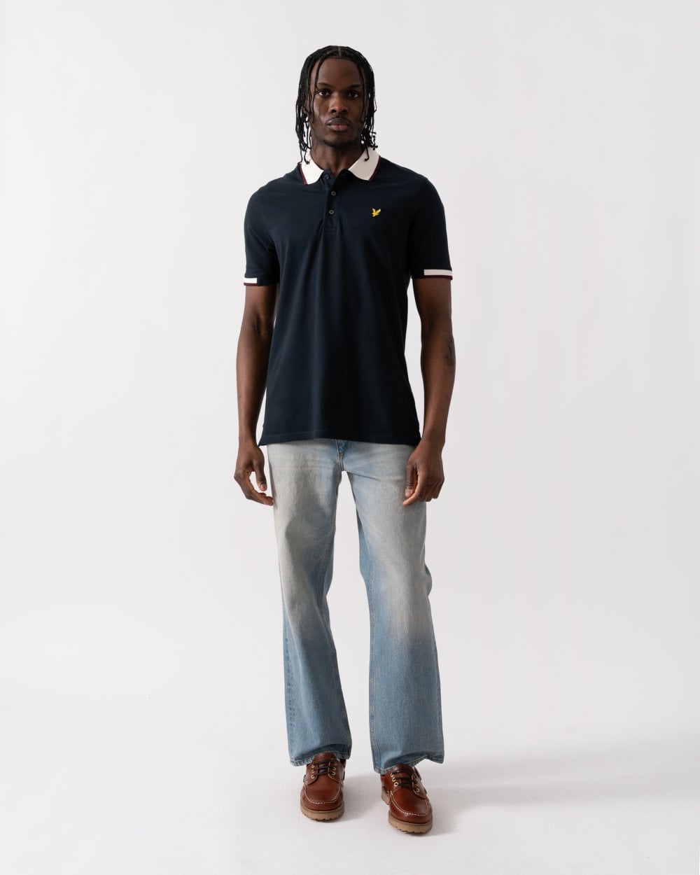 Lyle & Scott Lyle & Scott Half Tipped Mens Polo Shirt