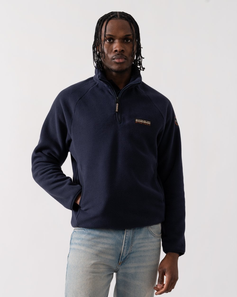 Napapijri T-Dolent Mens Half Zip Fleece
