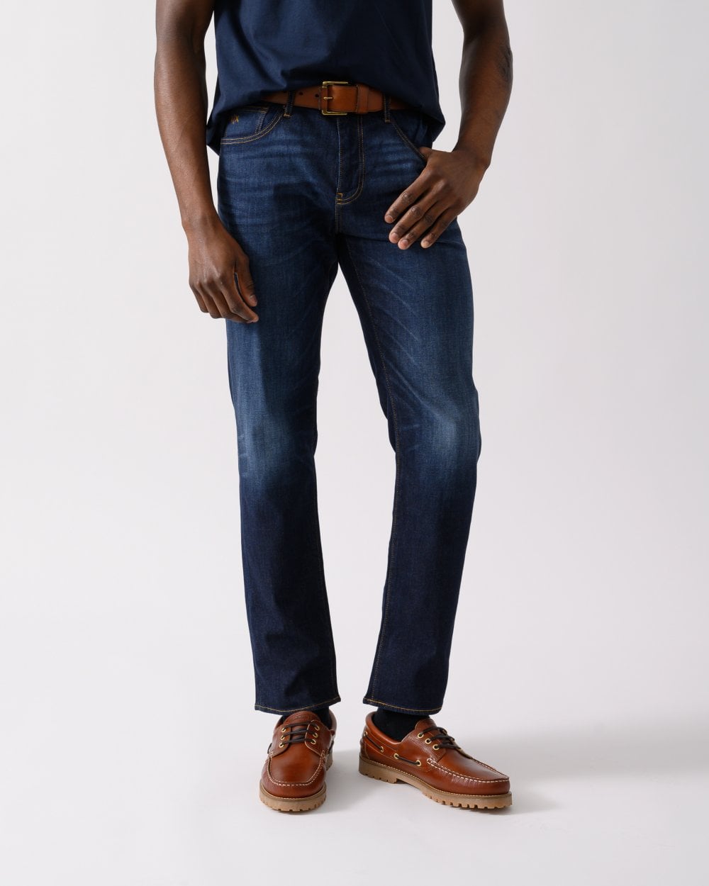 Armani Exchange Armani Exchange Mens J13 Slim Fit Jeans in Cotton Denim