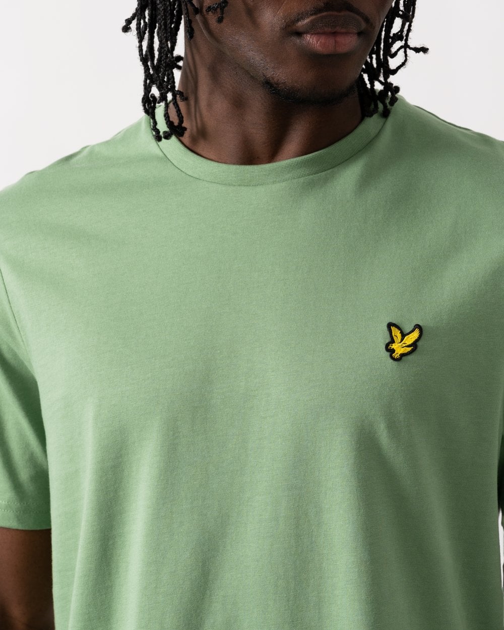 Lyle & Scott Plain Mens T-Shirt TS400VOG - X576 Smoke Green