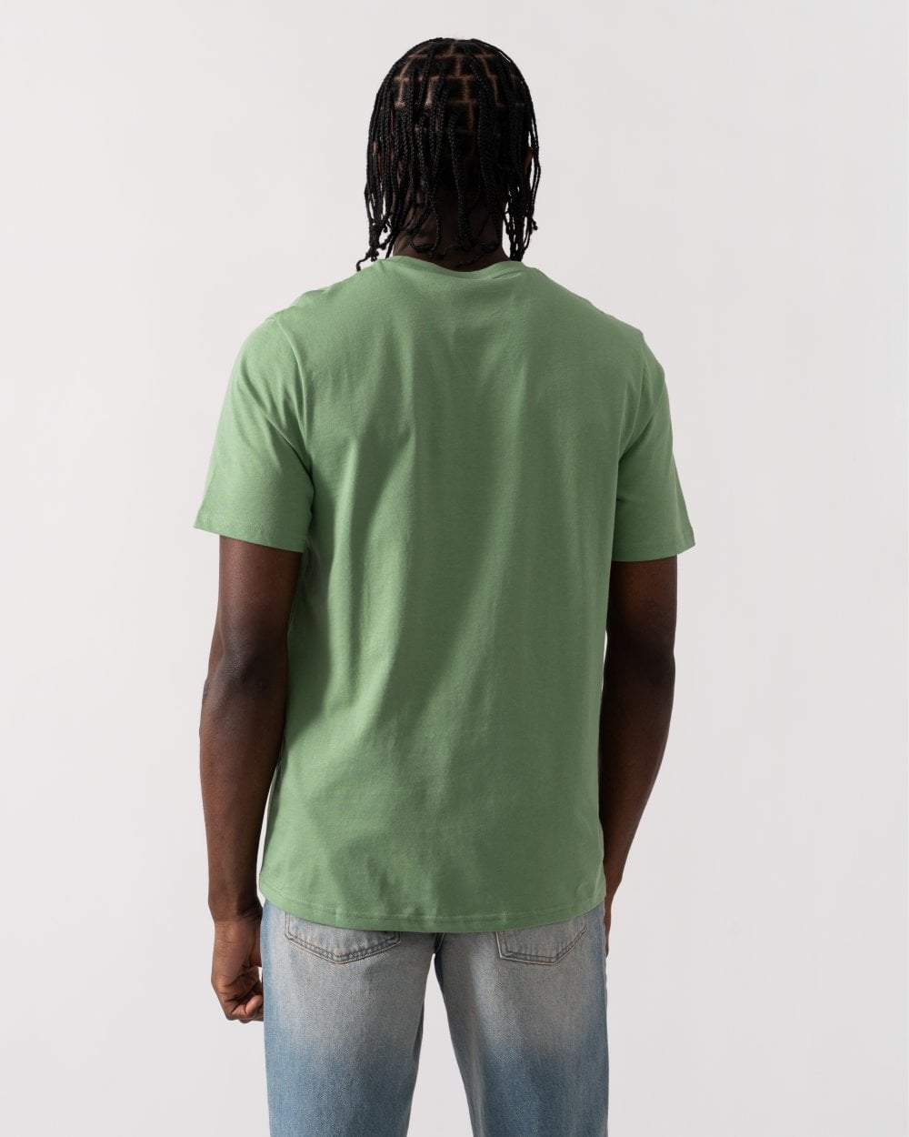 Lyle & Scott Plain Mens T-Shirt TS400VOG - X576 Smoke Green