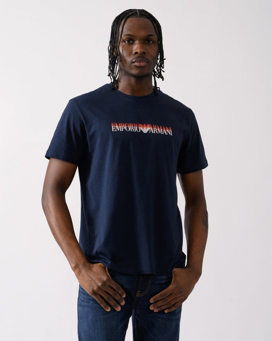 Emporio Armani Emporio Armani Mens Large Logo Beach T-Shirt