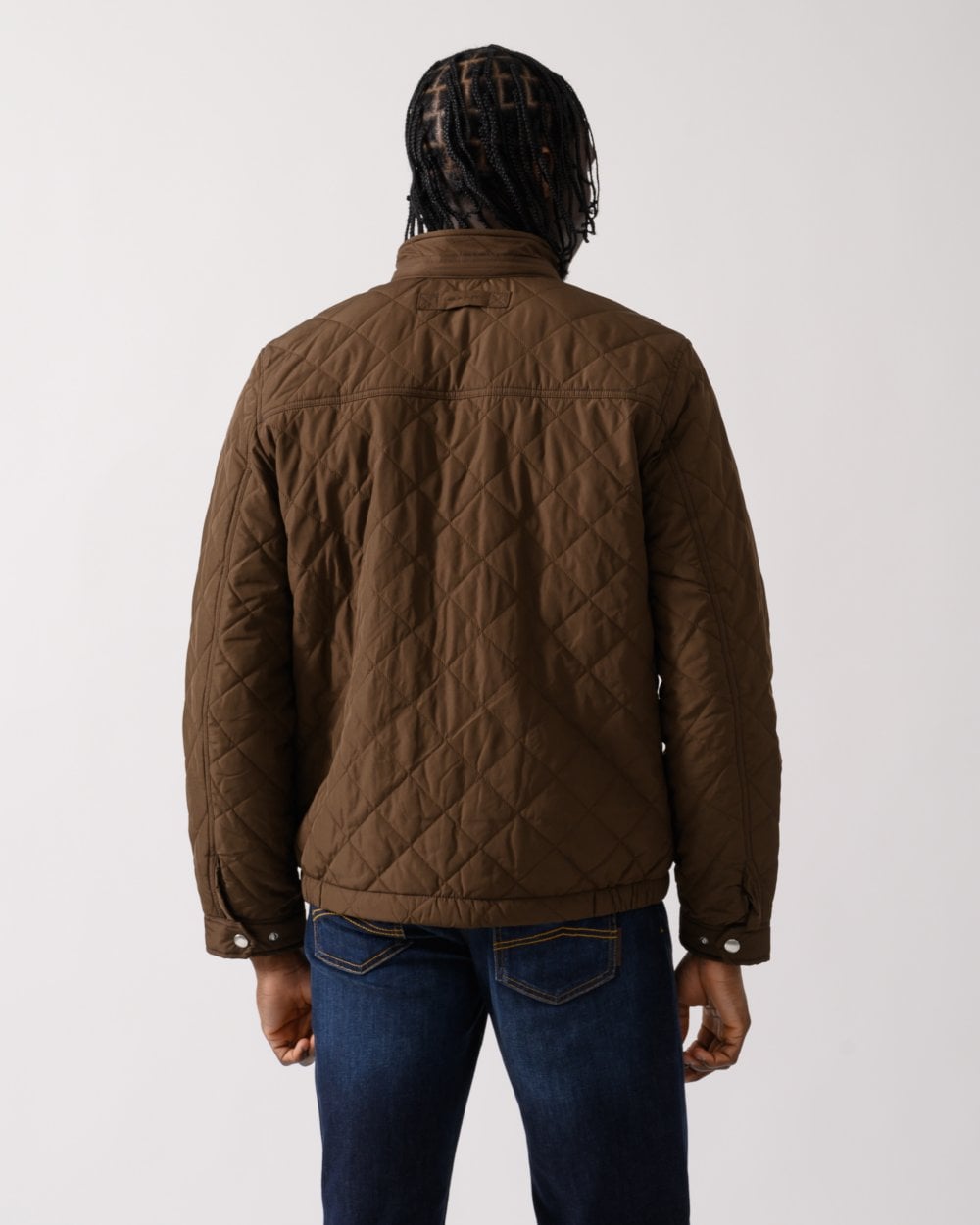 GANT Mens Quilted Windcheater Jacket - 274 Rich Brown