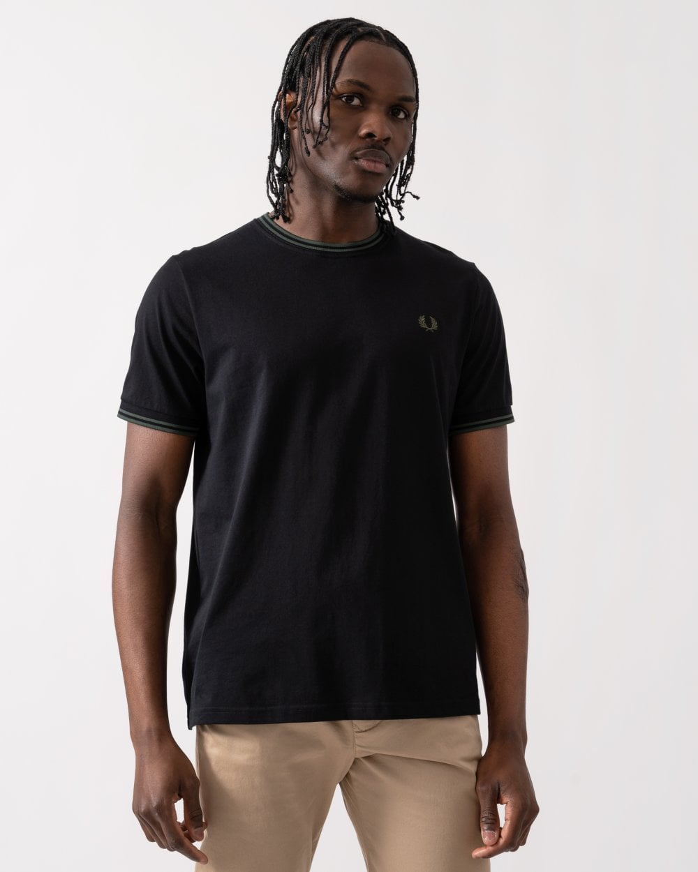 Fred Perry Mens Twin Tipped T-Shirt S/S 25