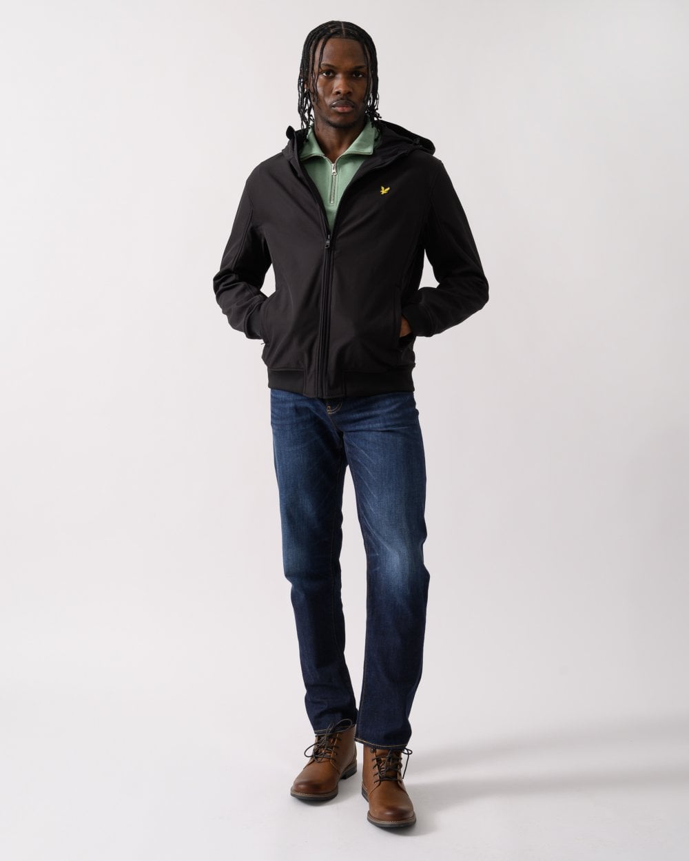 Lyle & Scott Lyle & Scott Mesh Back Softshell Mens Jacket