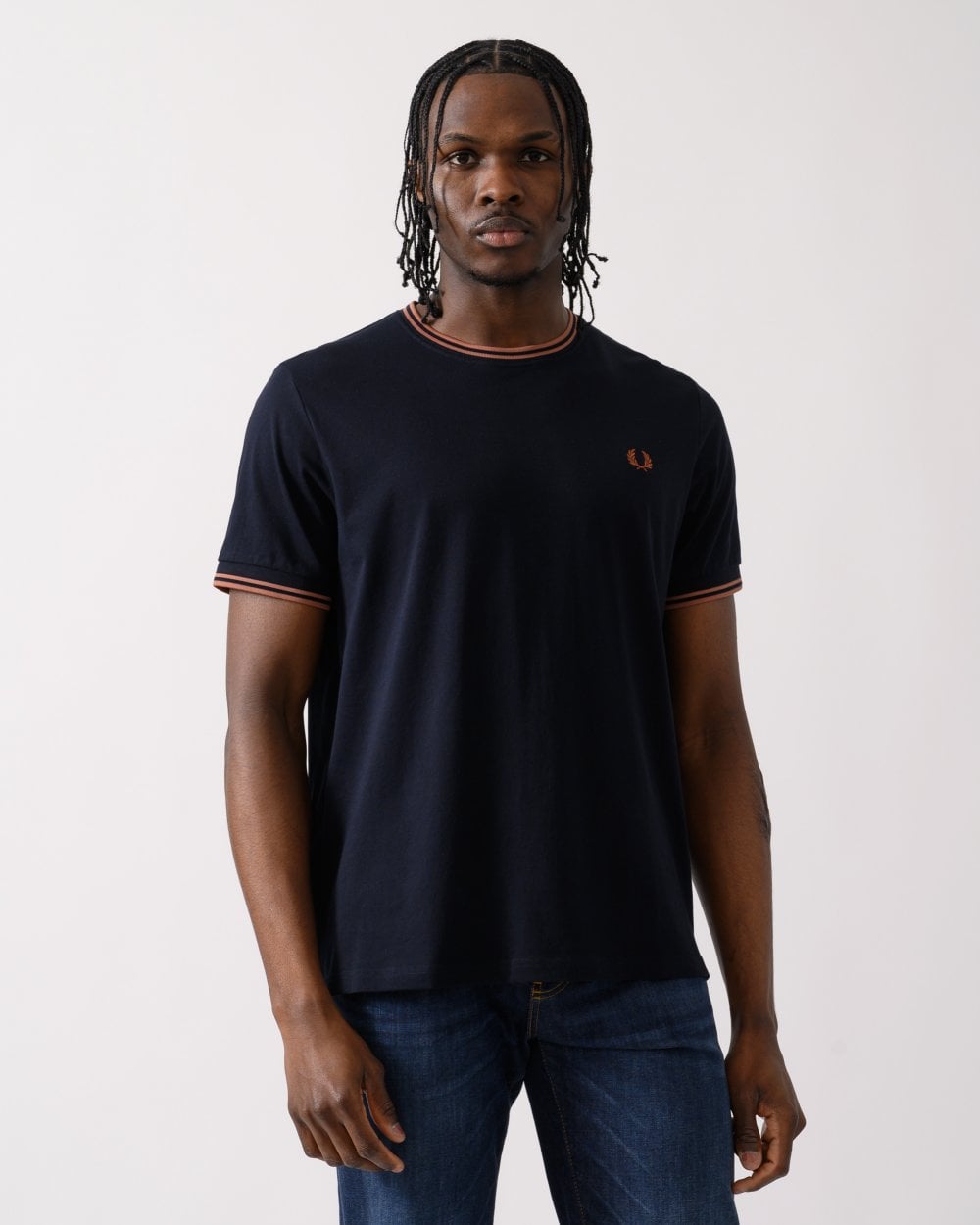 Fred Perry Mens Twin Tipped T-Shirt S/S 25