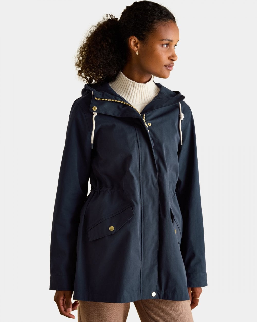 Joules Portwell Womens Raincoat - Navy
