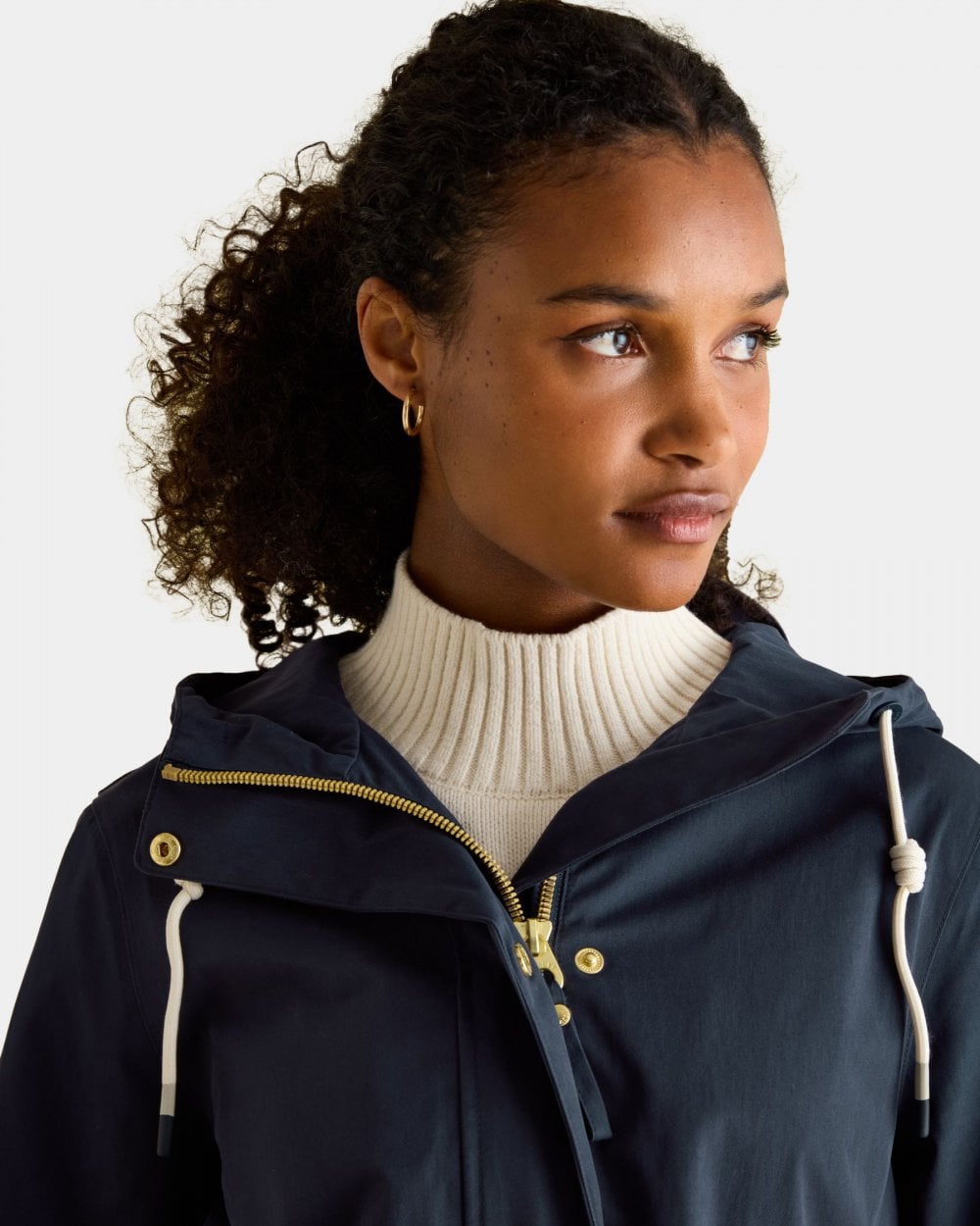 Joules Portwell Womens Raincoat - Navy