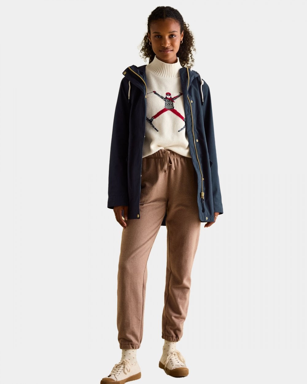 Joules Portwell Womens Raincoat - Navy