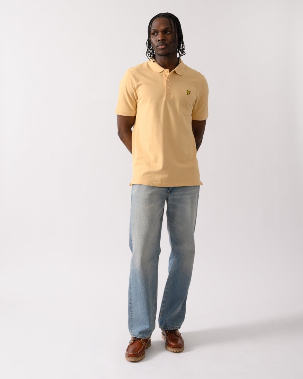 Lyle & Scott Plain Mens Polo Shirt SP400VOG - X596 Sherbet