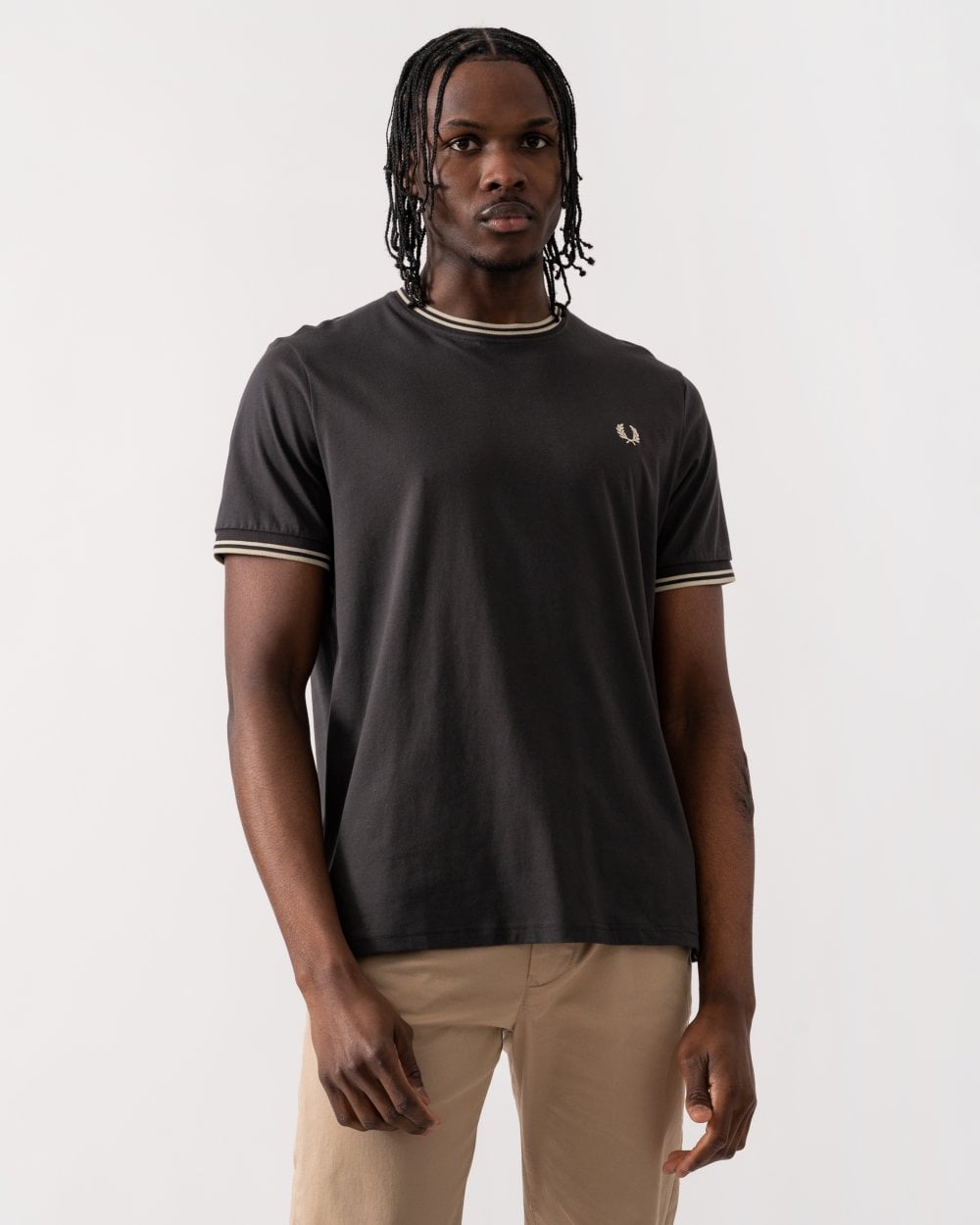 Fred Perry Mens Twin Tipped T-Shirt S/S 25