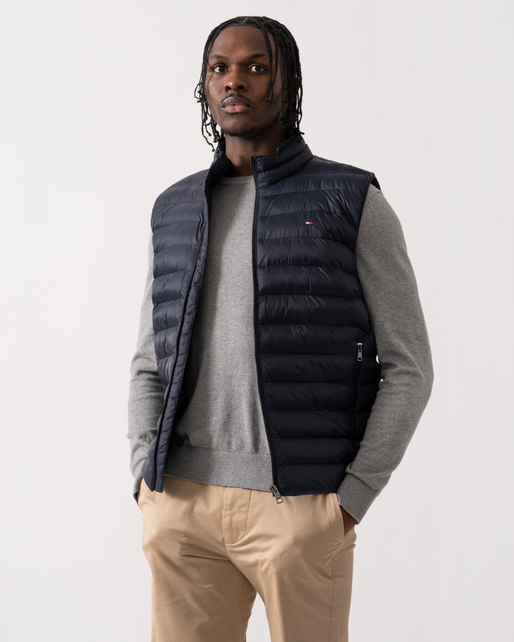 Tommy Hilfiger Core Packable Recycled Mens Gilet - Desert Sky