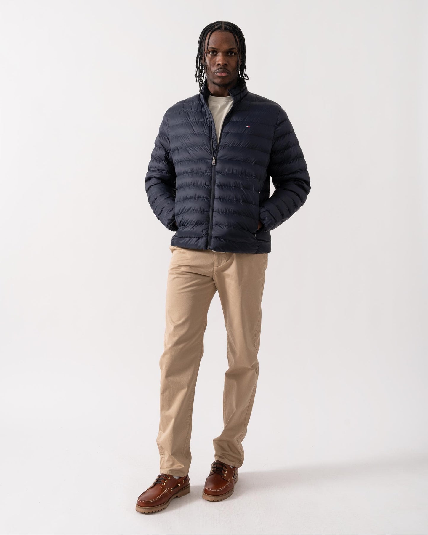 Tommy Hilfiger Core Packable Recycled Mens Jacket - Desert Sky