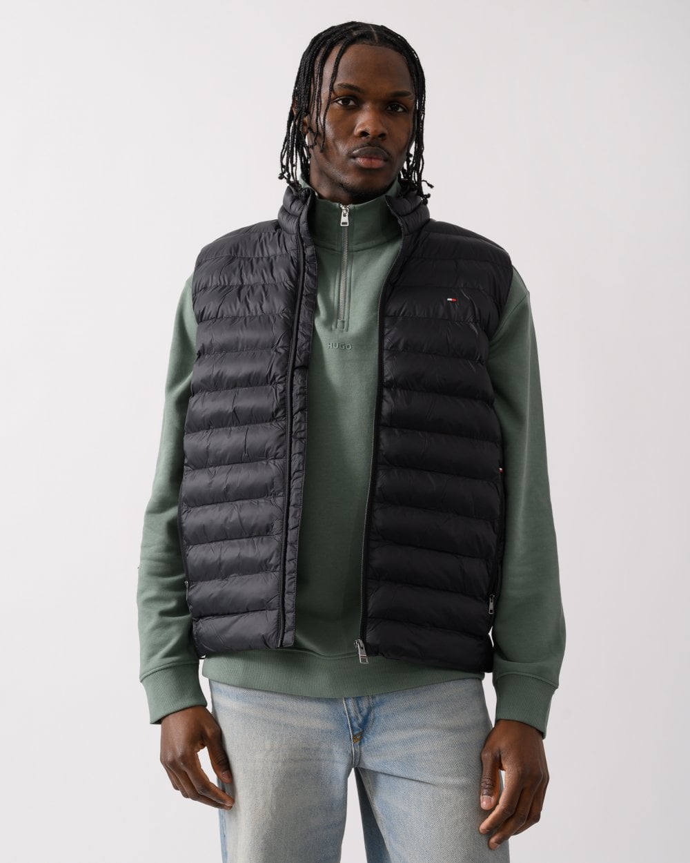 Tommy Hilfiger Core Packable Recycled Mens Gilet - Black