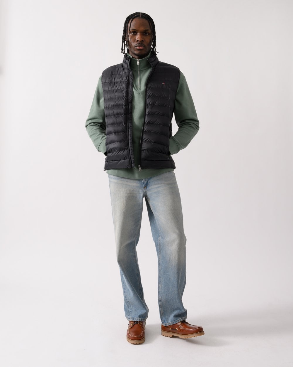 Tommy Hilfiger Core Packable Recycled Mens Gilet - Black