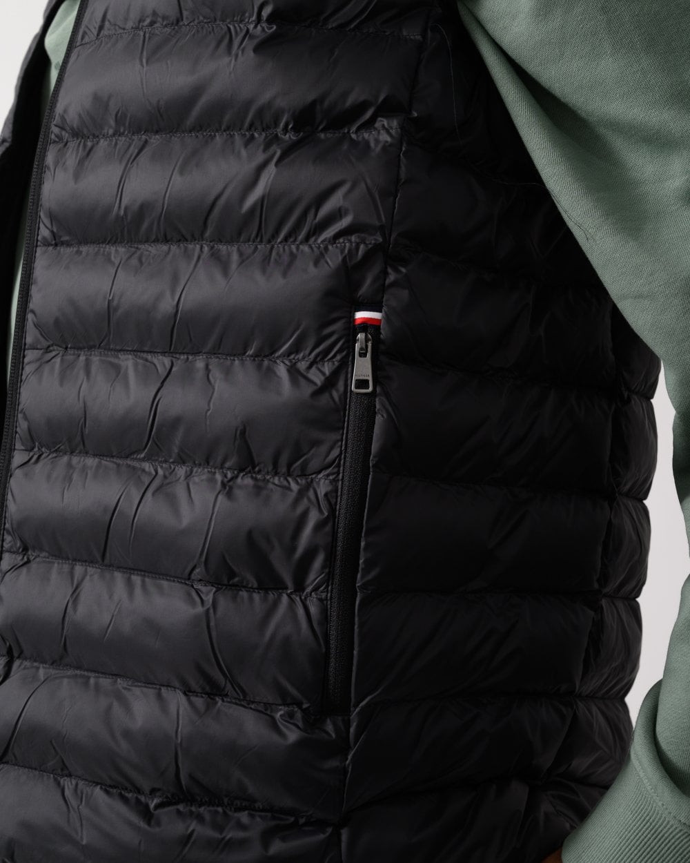 Tommy Hilfiger Core Packable Recycled Mens Gilet - Black